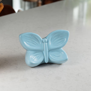 Urn vlinder blauw groot -  Butterfly Soul collection