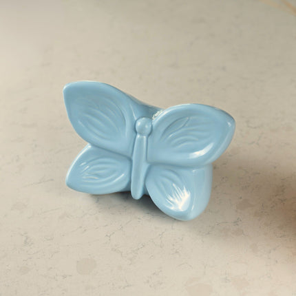 Urn vlinder blauw groot -  Butterfly Soul collection