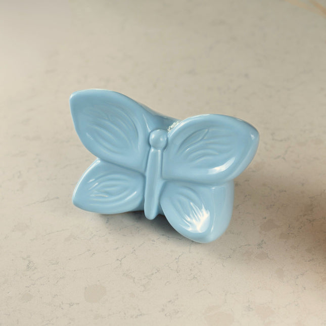 Urn vlinder blauw groot -  Butterfly Soul collection