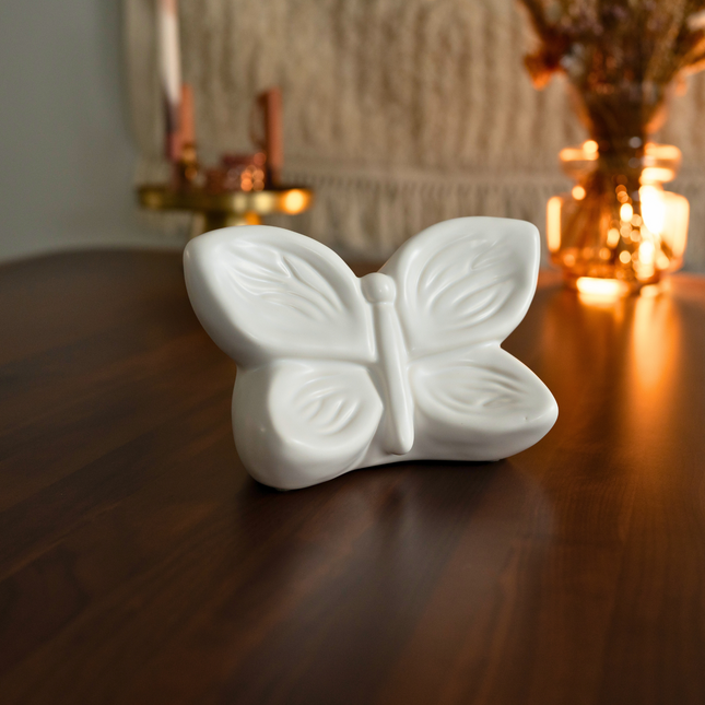 Urn vlinder wit groot -  Butterfly Soul collection