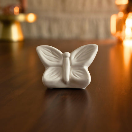 Mini Urn Vlinder Wit Keepsake -  Butterfly Soul Collection