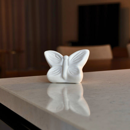 Mini Urn Vlinder Wit Keepsake -  Butterfly Soul Collection