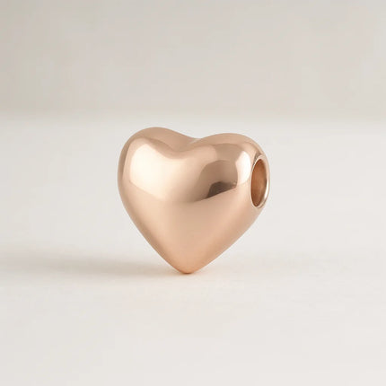 Ashanger | 14K Witgoud | Hartje