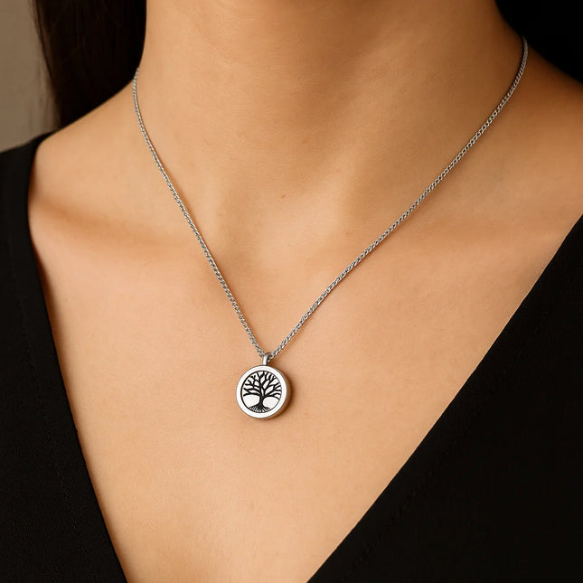 Ashanger | Zilver | Levensboom