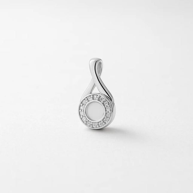 Ashanger | Zilver | met Zirkonia