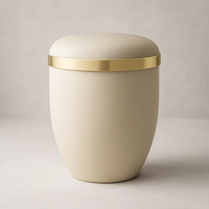 Biologisch Afbreekbare Urn | Klassiek | Creme