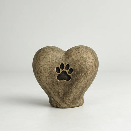 Dierenurn | Hart met Poot Staand | Champagne