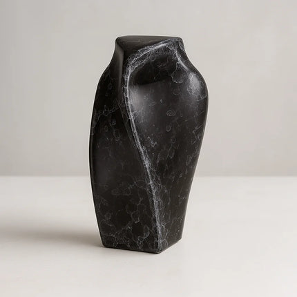 Keramische Urn | Kunst Heart to Heart | Zwart