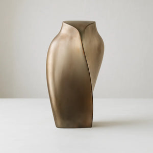 Keramische Urn | Kunst Heart to Heart | Bronskleurig