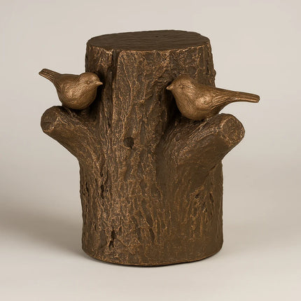 Keramische Urn | Levensboom | Bronskleurig