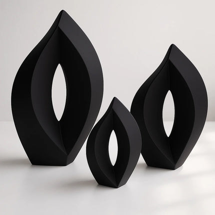 Keramische Urn | Venezia | Zwart