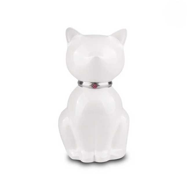 Katten Urn | Nuna | Wit