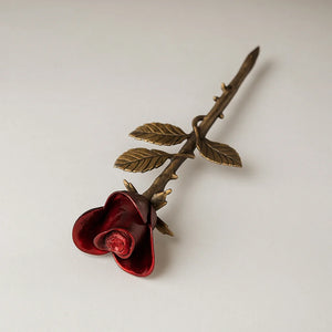 Metalen Mini Urn | Roos | Rood