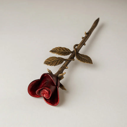 Metalen Mini Urn | Roos | Rood