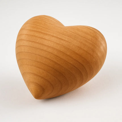 Houten Mini Urn | Hart
