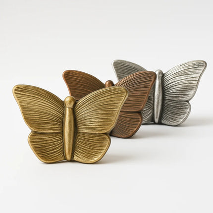 Keramische Urn | Vlinder Mariposa | Goudkleurig