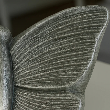 Keramische Urn | Vlinder Mariposa | Zilverkleurig