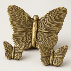 Keramische Urn | Vlinder Mariposa | Goudkleurig