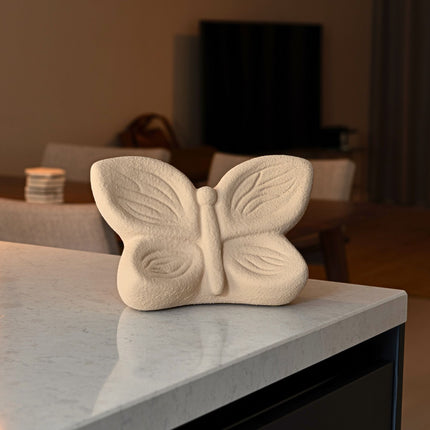 Urn vlinder zandbruin groot -  Butterfly Soul collection